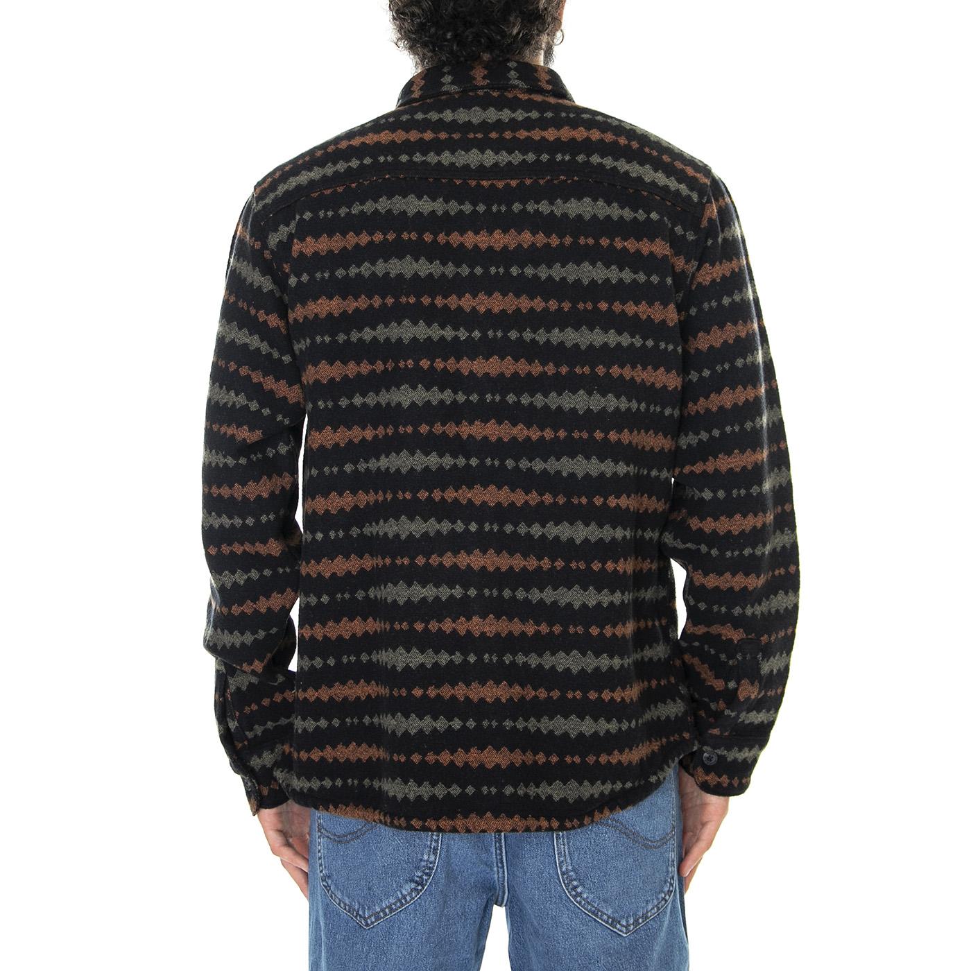 Falkville Shirt Black - Camicia Uomo Nera / Multicolore DK0A4XZYBLK1  DICKIES 