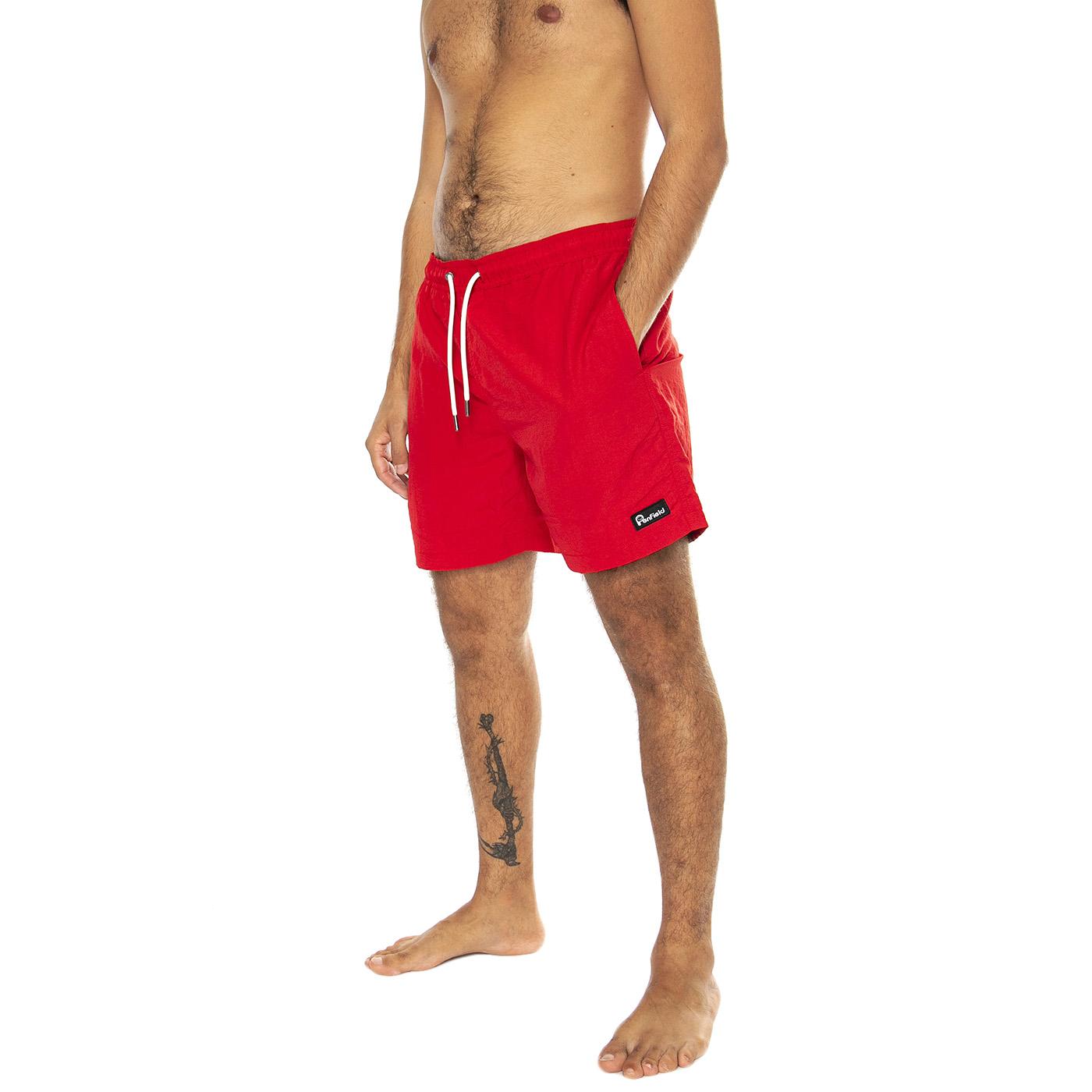 Swim Shorts Haute Red - Costume da Bagno Uomo Rosso PFD0352-C40  PENFIELD 