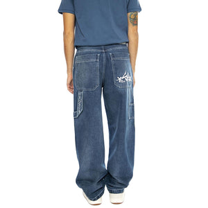 R-Bianco Alonato ST W Dark Blue - Pantaloni Denim Jeans Uomo Blu LF6147  BLUESKIN 