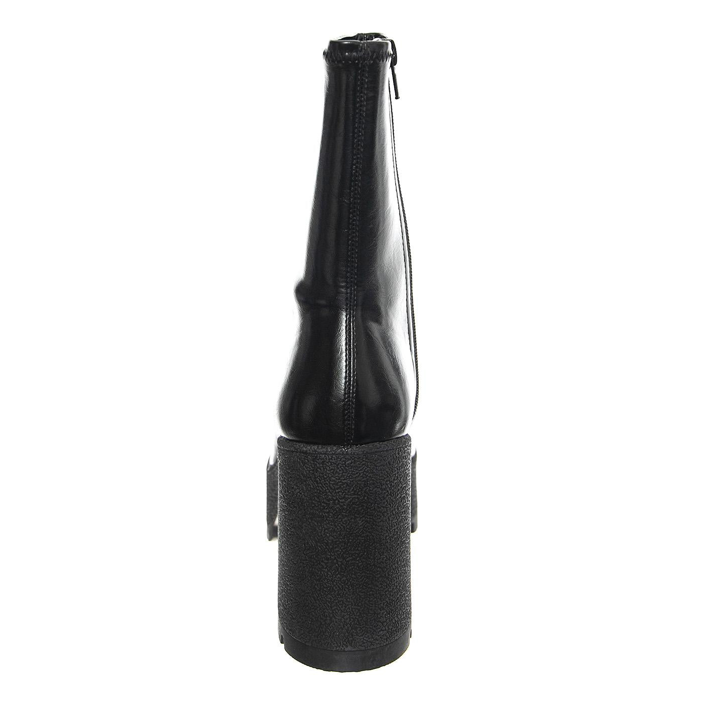 W' Refresh-L Black PU - Stivali Donna Neri JCSJCD-067-4-04-BLA  JEFFREY CAMPBELL 