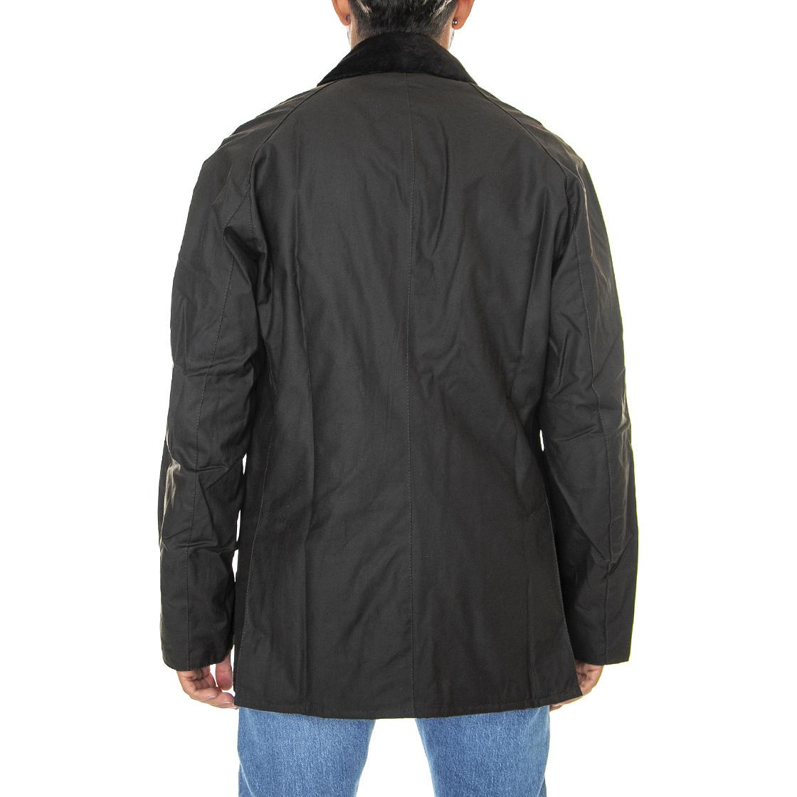 Ashby Wax Jacket Olive - Giacca Invernale Uomo Marrone 222MMWX0339-OL71  BARBOUR 