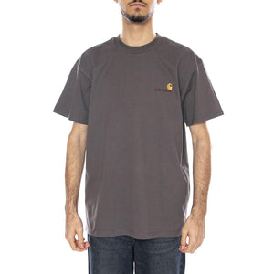 S/S American Script Maglietta -- Maglietta Uomo Porphyry I029956.33CXX . CARHARTT WIP 