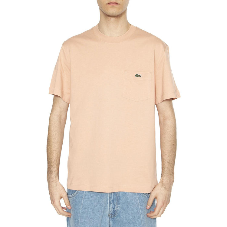 T-Shirt Zih Pink - Maglietta Girocollo Uomo Rosa TH2827-ZIH  LACOSTE 