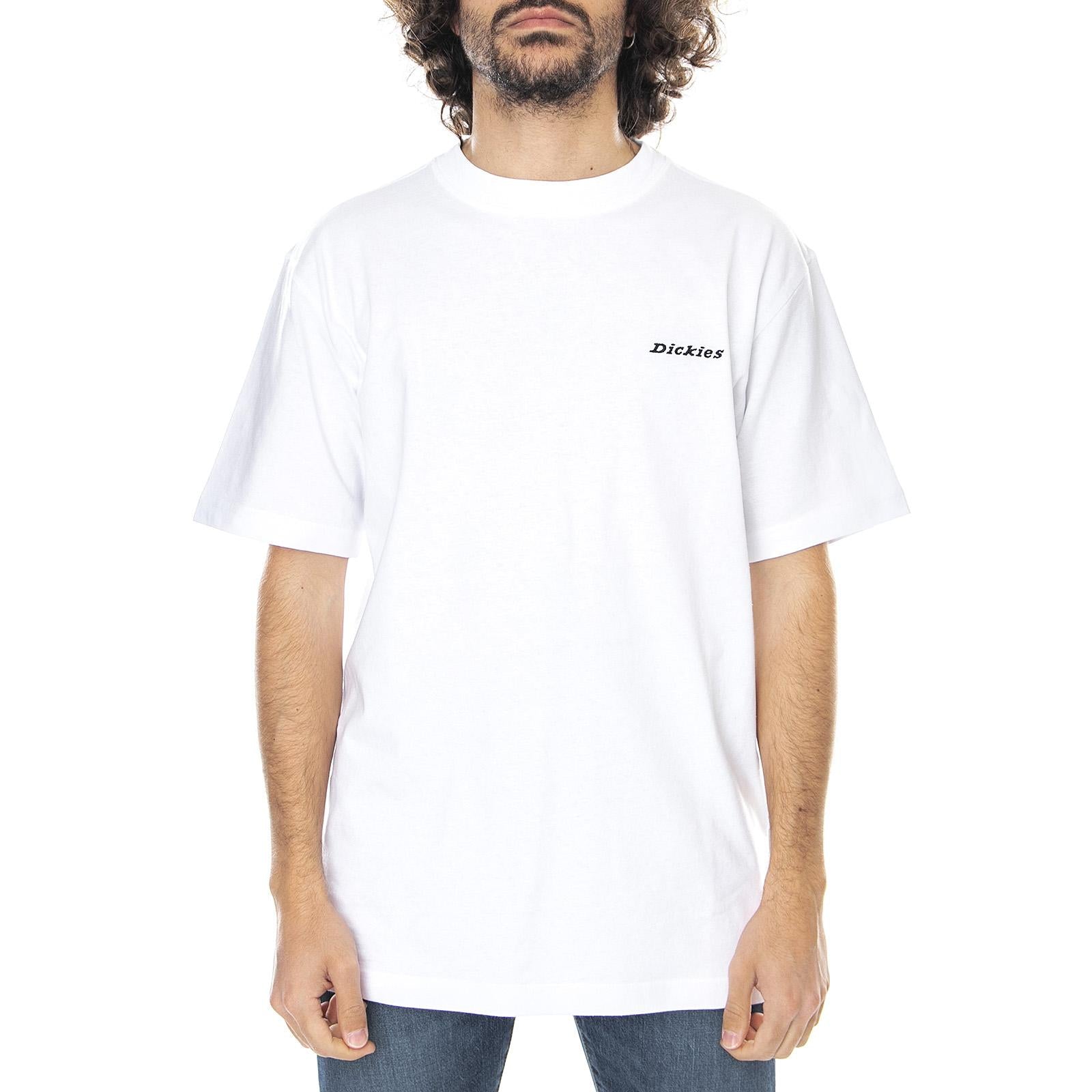 Loretto T-Shirt - White - Maglietta Girocollo Uomo Bianca DK0A4X9OWHX1  DICKIES 