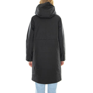 W´s Jacket Elvira Black Smart Cotton Blend - Giacca Invernale con Cappuccio Donna Nera 330735-110  ELVINE 