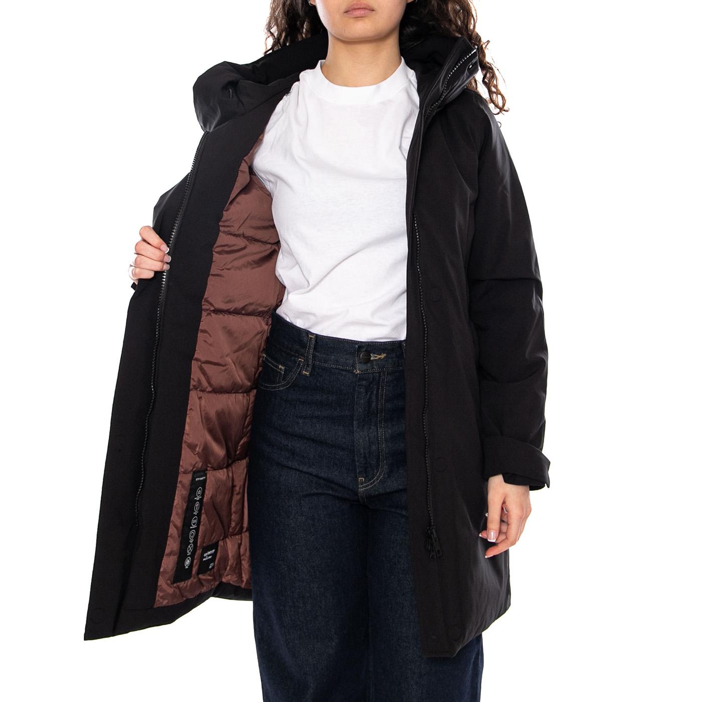 Elvine Hooded Jacket Black - Giacca con Cappuccio Donna Nera 331192 110 ELVINE 