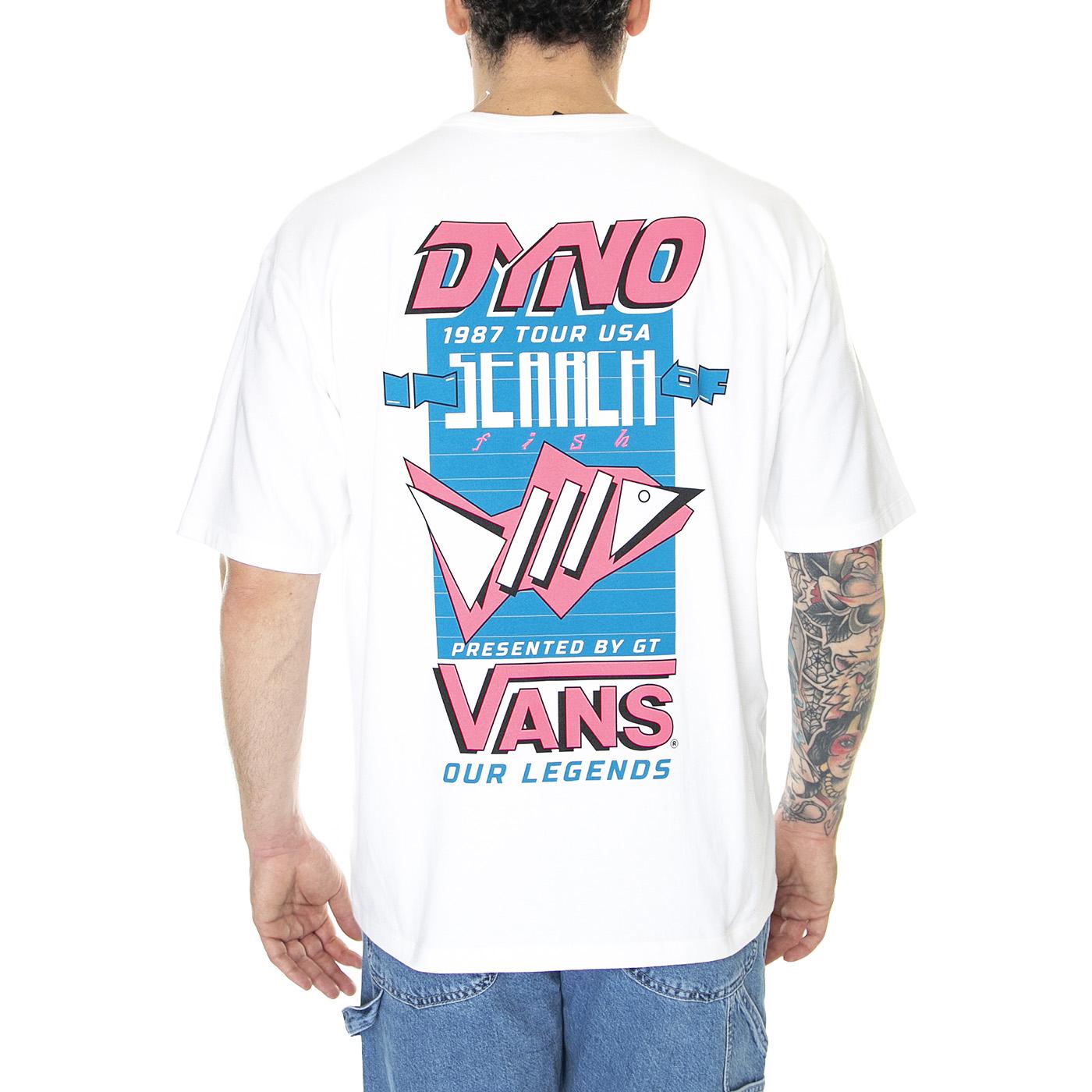 Our Legends Poster SS Tee Dyno White - Maglietta Girocollo Uomo Bianca VN0008D9WHT1  VANS 
