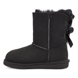 Bailey Bow II Black - Stivaletti Bambino / Bambina Neri UGKBLBOWBK1017394K  UGG 