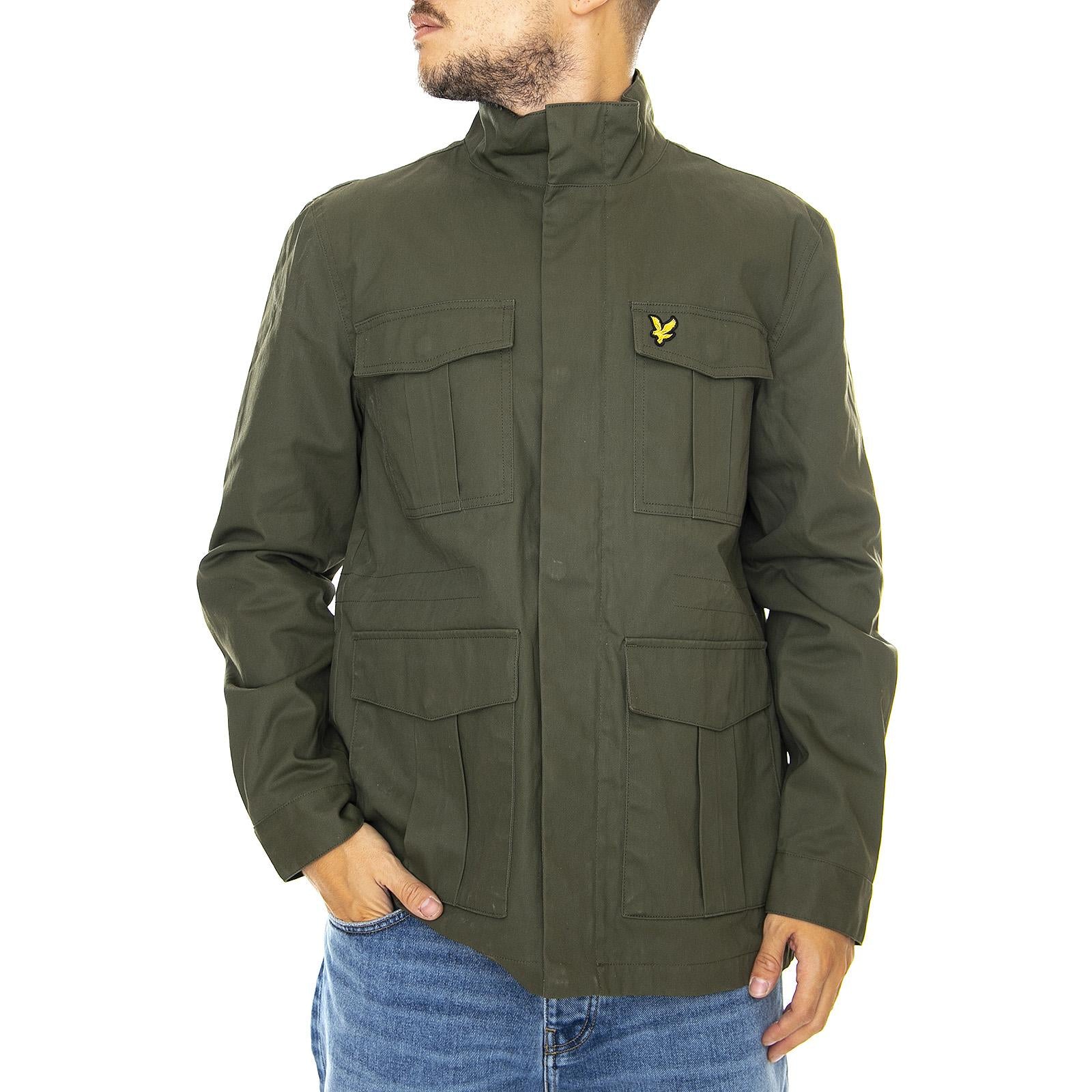 Field Jacket - Olive Green - Giacca Invernale Uomo Verde JK709V-A01  LYLE & SCOTT 