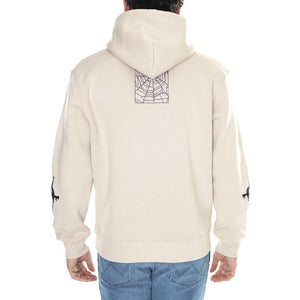 Blody Hoodie Cream - Felpa con Cappuccio Uomo Beige HDY0125CRE  DOOMSDAY 