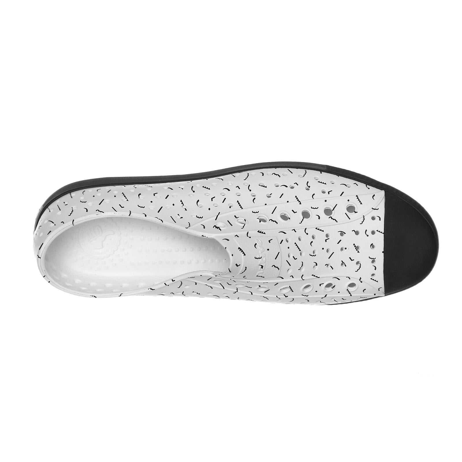 JEFFERSON PRINT SHELL WHITE/ JIFFY BLACK 11100101-8205  NATIVE 