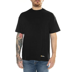 Walker Tee Black - Maglietta Girocollo Uomo Nera FNKSS24-20522  FUNKY 