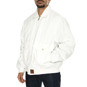 Stanton Jacket Wax / Wax stone washed - Giacca Uomo Bianca I033826.0DJ06  CARHARTT WIP 