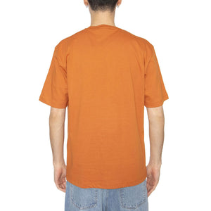 Logo T-Shirt Orange - Maglietta Girocollo Uomo Arancione 6010111-12774  CAT 