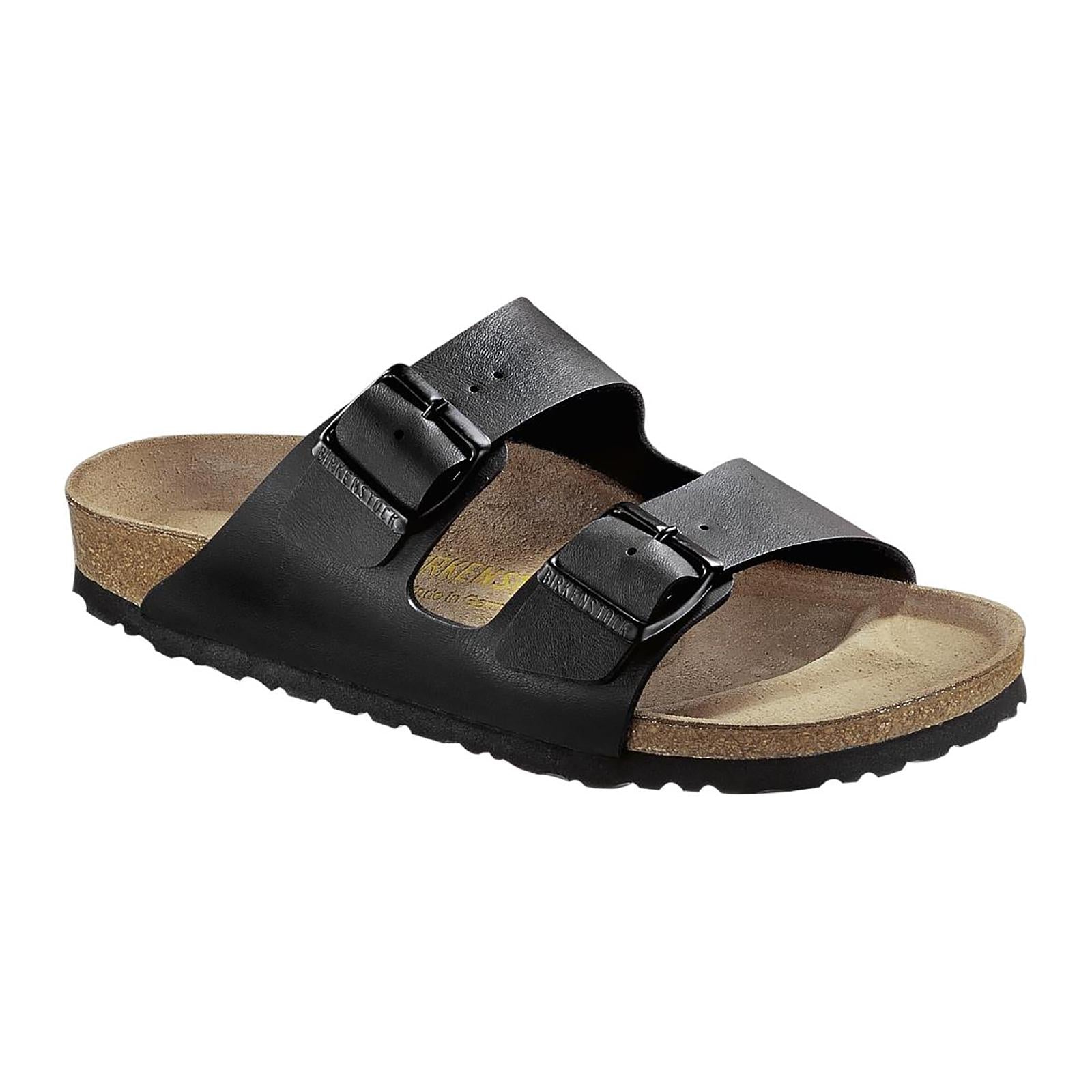 Arizona Birko Flor - Black - Sandali Uomo Neri - Calzata Stretta 51793  BIRKENSTOCK 
