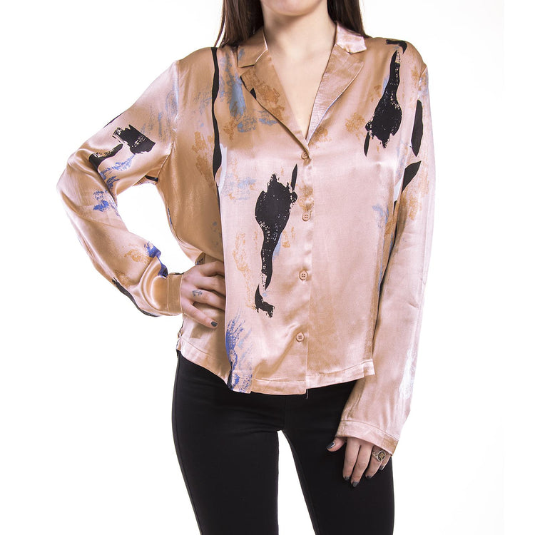 VILHELMA L/S SHIRT RUGBY TAN 140860100-031  MINIMUM 