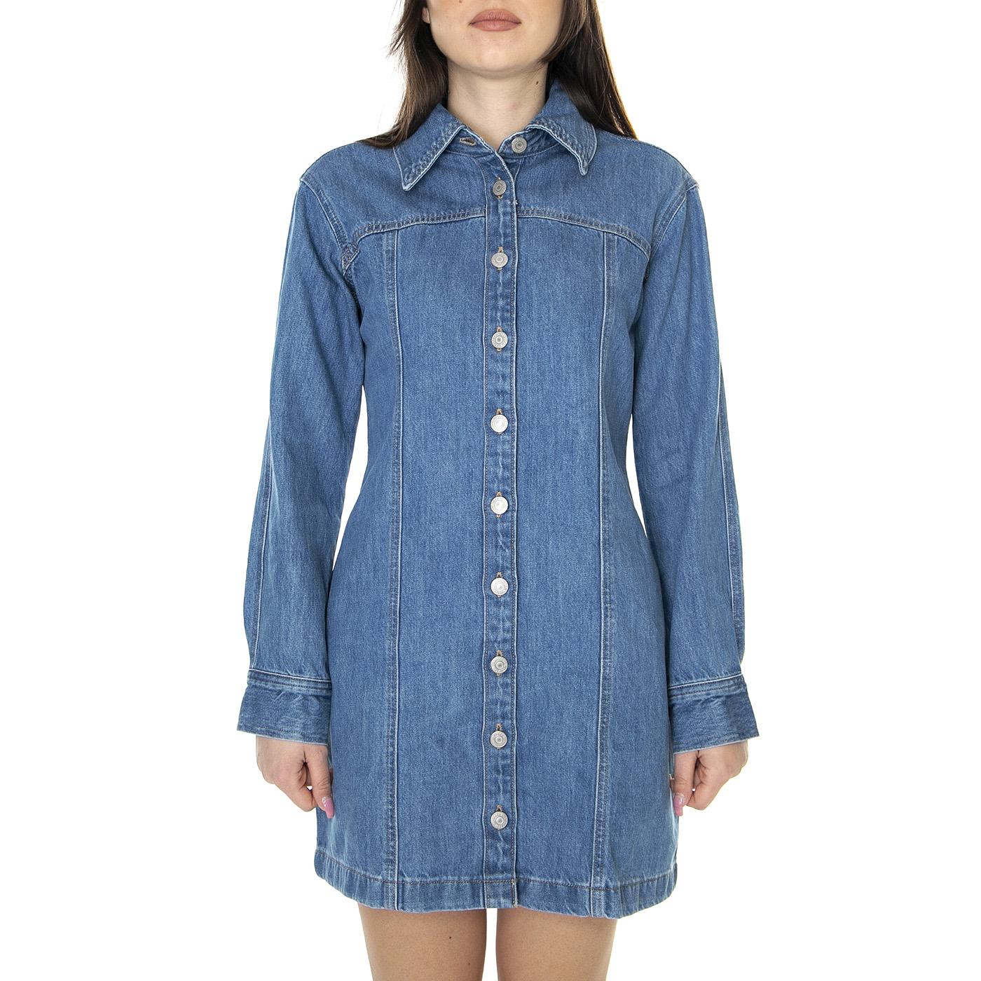 W' Shay Denim Dress - Abito Denim Jeans Donna Blu A4585-0001  LEVIS 