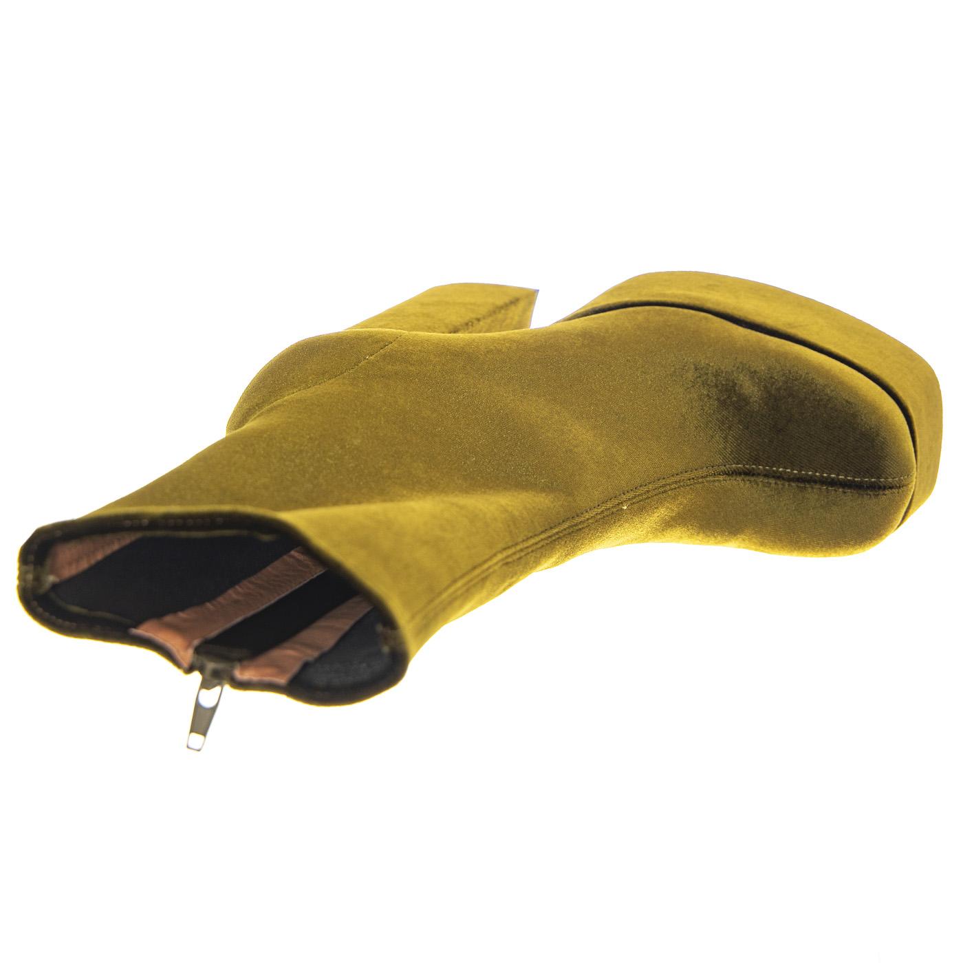 W' Widow Green Velvet - Stivali Donna Verdi JCS5 5 JC 014-GRE  JEFFREY CAMPBELL 