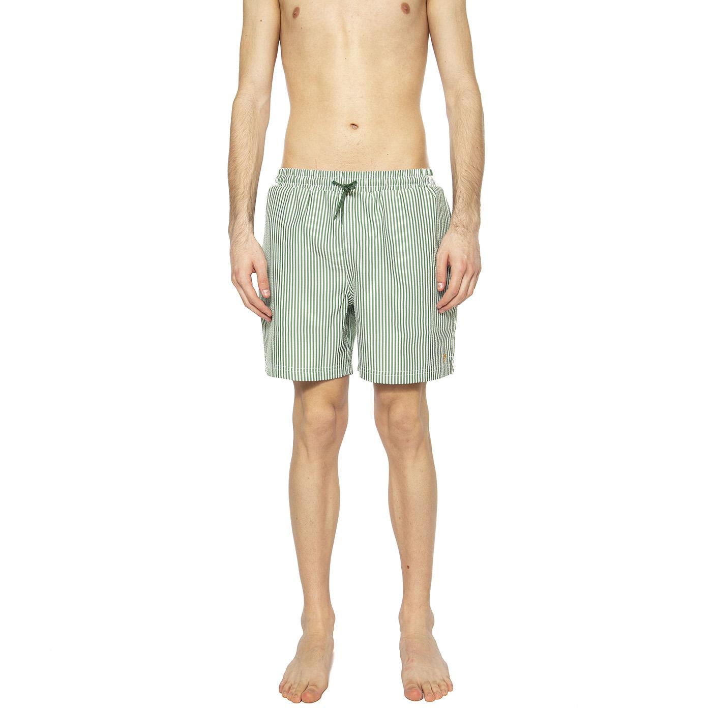 Colby Seersucker F Green Meadow - Costume da Bagno Uomo Multicolore F4SSE078387  FARAH 
