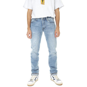 511 Slim Z1500 Medium Indigo Destructive - Pantaloni Denim Jeans Uomo Blu 04511-5465 . LEVIS 