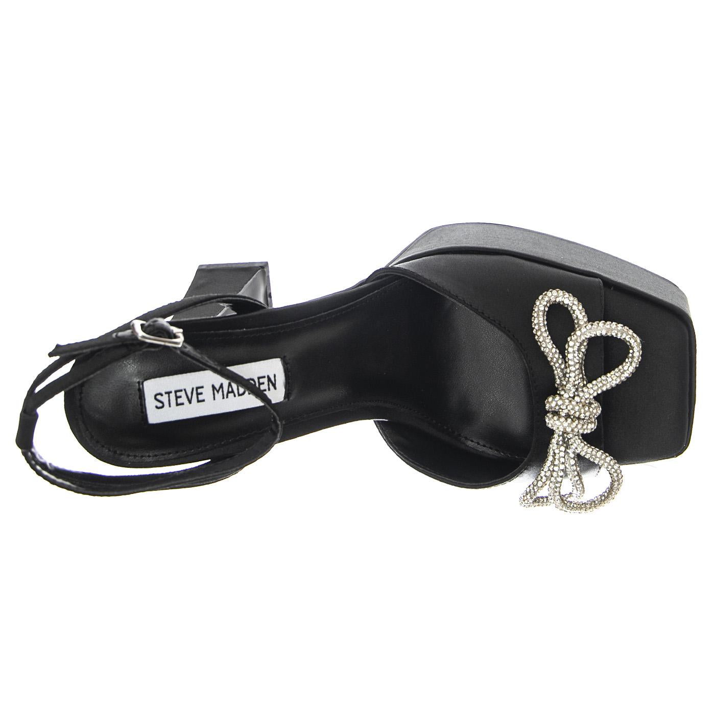 Darla Black Satin - Sandali Donna Neri SMSDARLA-BLA  STEVE MADDEN 