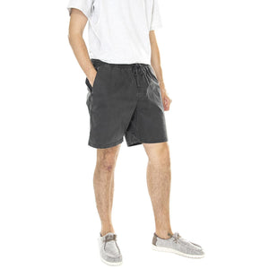 M' Range Salt Wash Relaxed Elastic Short Asphalt - Bermuda Uomo Grigi VN0A5FKC1O71  VANS 