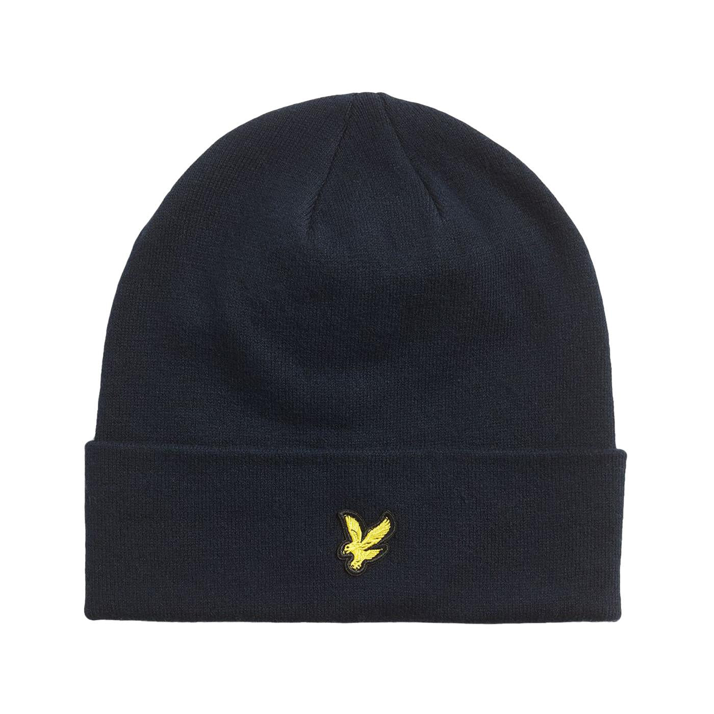 Cotton Merino Beanie - Dark Navy - Beanie / Berretto Blu HE2313A-Z271 . LYLE & SCOTT 