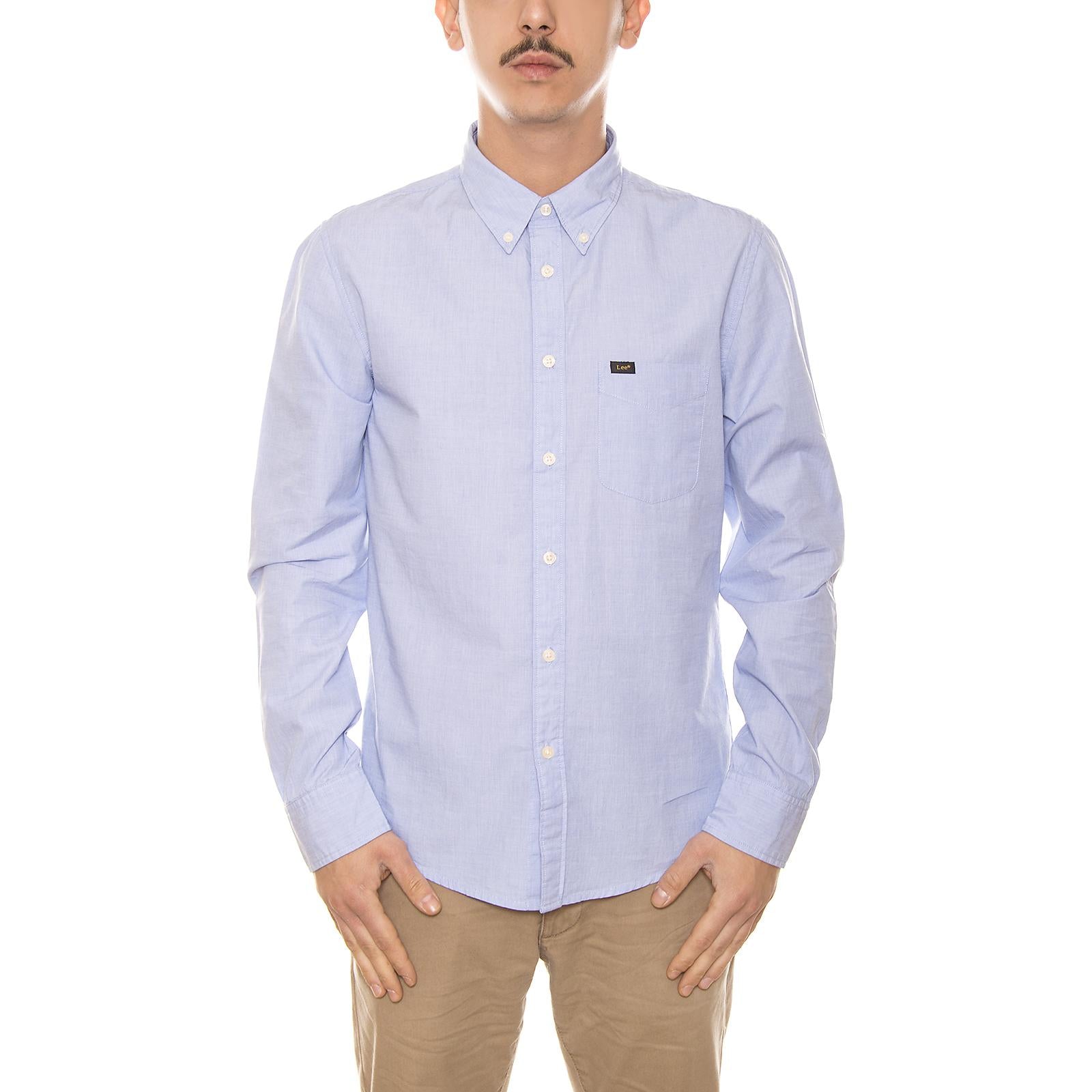 SLIM BUTTON DOWN FADED BLUE L66VWESQ  LEE 