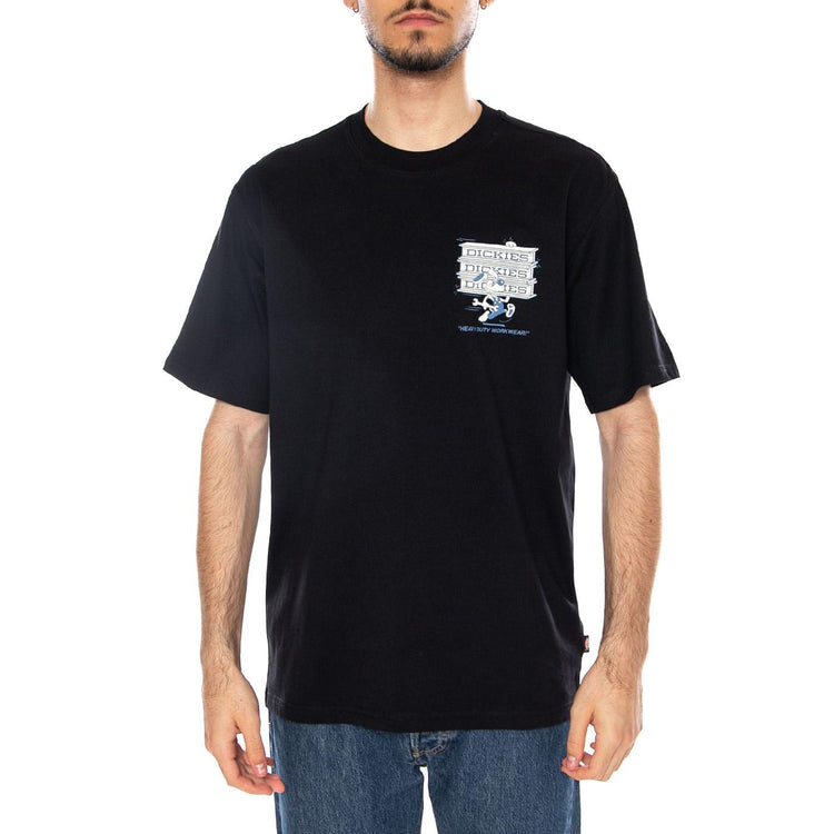 LYNNDYL SS TEE - Maglietta Girocollo Uomo Nera DK0A88JH BLK1 DICKIES 
