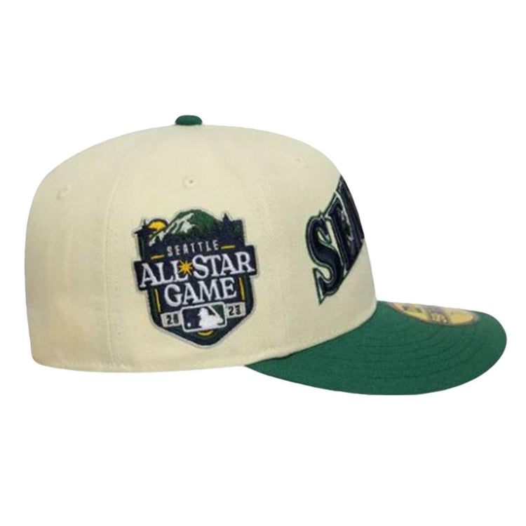 WDMRK ASG PIN 5950PC Light Beige - Seattle Mariners - Cappellino con Visiera Beige 60691162 . NEW ERA 