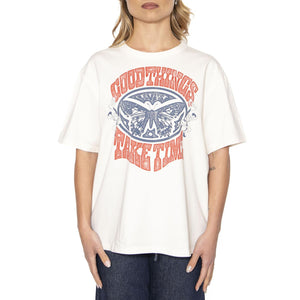 Gr Rabor Tee Good Things Take Time Egret 001MX-0000  LEVIS 