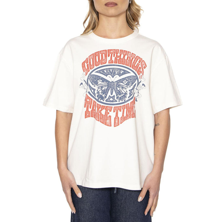 Gr Rabor Tee Good Things Take Time Egret 001MX-0000  LEVIS 