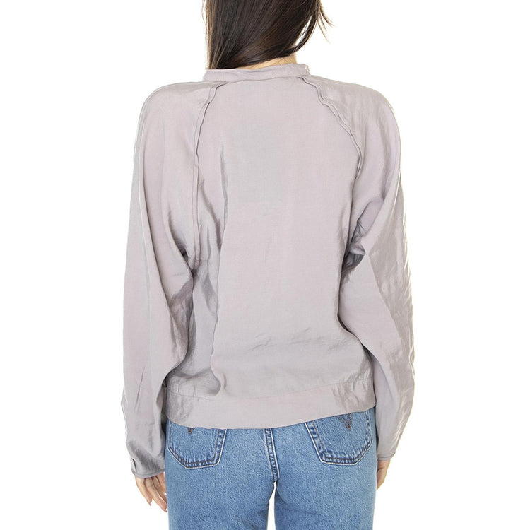 W' Cilla Cement - Top Maniche Lunghe Donna Grigio 330550-559  ELVINE 
