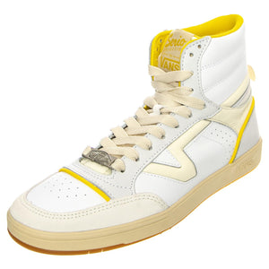 UA Lowland Hi CC JMP Serio Collection Yellow / White - Scarpe Stringate Profilo Alto Uomo Bianche / Multicolore VN0A7Q4QYL31  VANS 