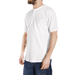 HIXTON HENLEY S/S TEE WHITE 06-210403-WH  DICKIES 