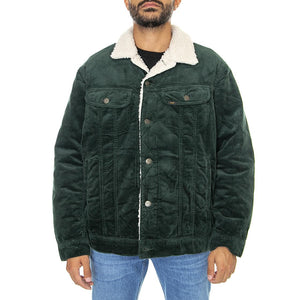 Sherpa Jacket Kelp-L87AQEIN - Giacca Invernale in Velluto Uomo Verde 112321556  LEE 