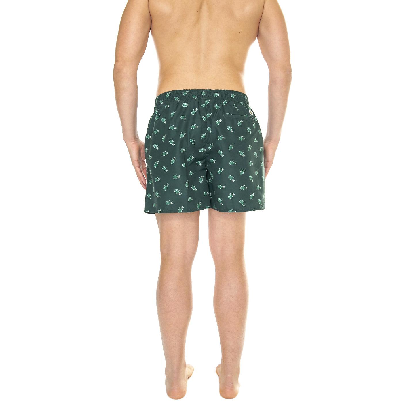 Short Bagno DCJ Green - Costume da Bagno Uomo Verde MH7188-DCJ  LACOSTE 