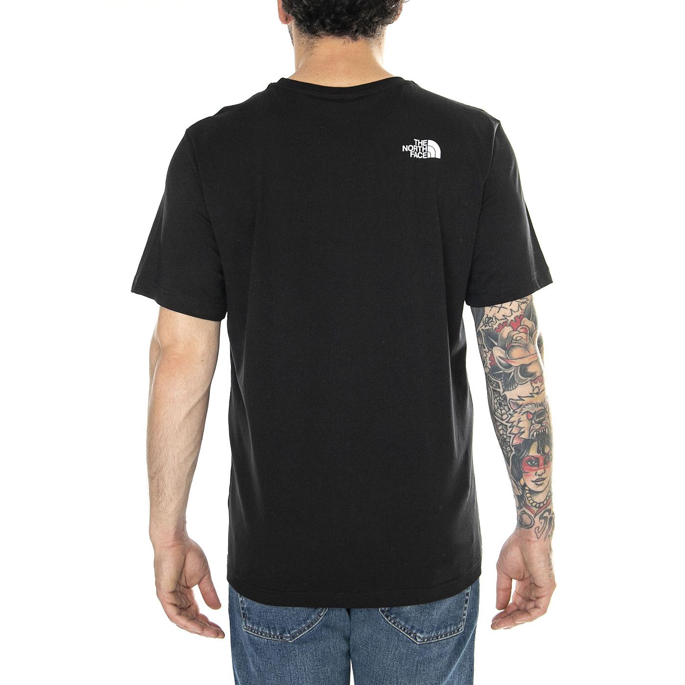 M S/S Fine Alpine Equipment Tee3 - EU Tnf Black - Maglietta Girocollo Uomo Nera NF0A87U3JK31  THE NORTH FACE 