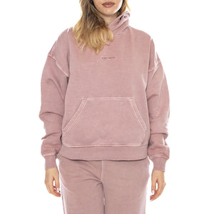 W Hooded Benton Sweatshirt - Rosa - Felpa con Cappuccio Donna I034512_1NJ_GD . CARHARTT WIP 