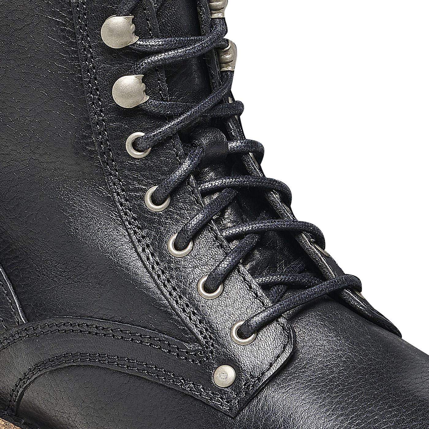 Bryson Men Black Natural Leather Grained Boots - Stivaleti Uomo Neri 1025189  BIRKENSTOCK 