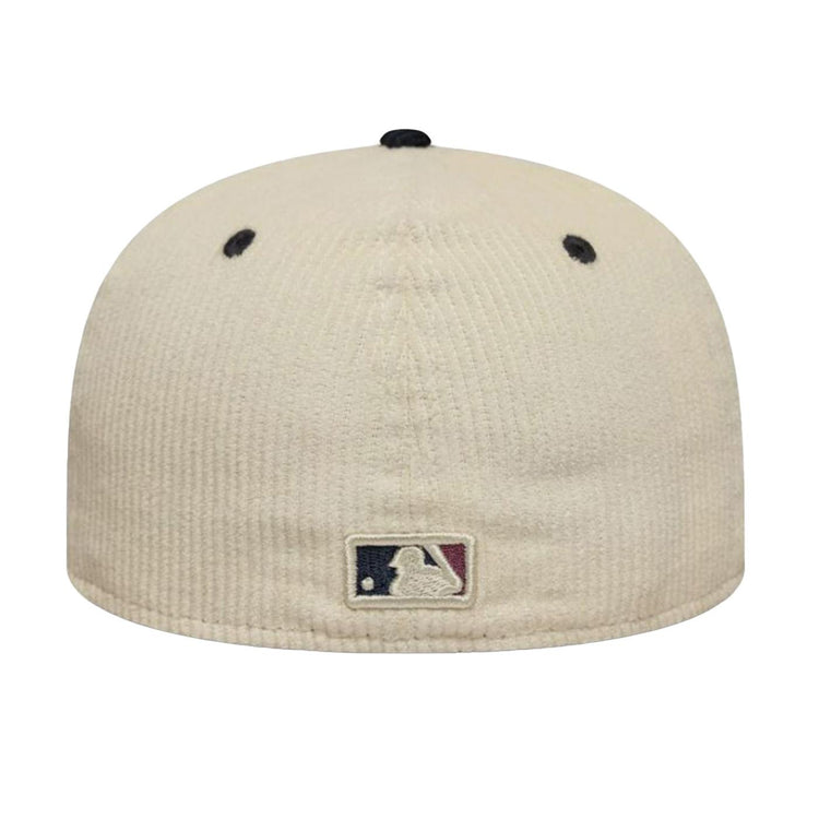 MLB Cord 59Fifty LP Light Beige Los Angeles Dodgers - Cappellino con Visiera in Velluto a Coste Beige / Nero 60691128  NEW ERA 