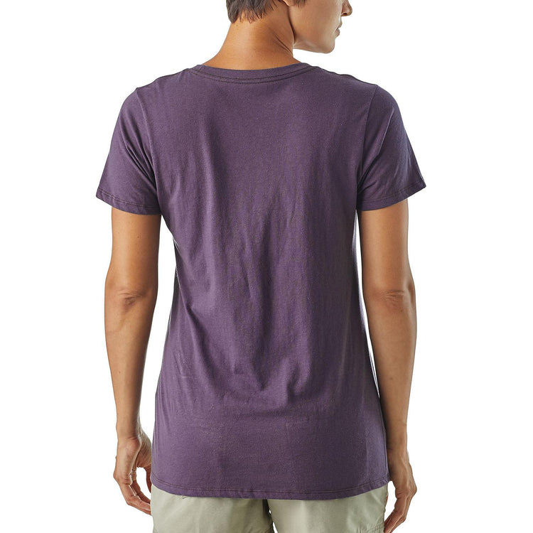 W s Pastel P-6 Logo Cotton Crew T-Shirt Piton Purple 39079-PTPL  PATAGONIA 