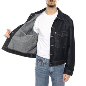 Embarcadero Station JKT - Love Your Smile - Giacca Uomo Blu 0010P-0004 Dark Indigo LEVIS 