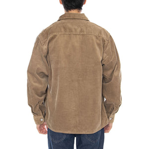 Reynold Shirt Jac Leather - Giacca Uomo Marrone I036049.8Y02  CARHARTT WIP 