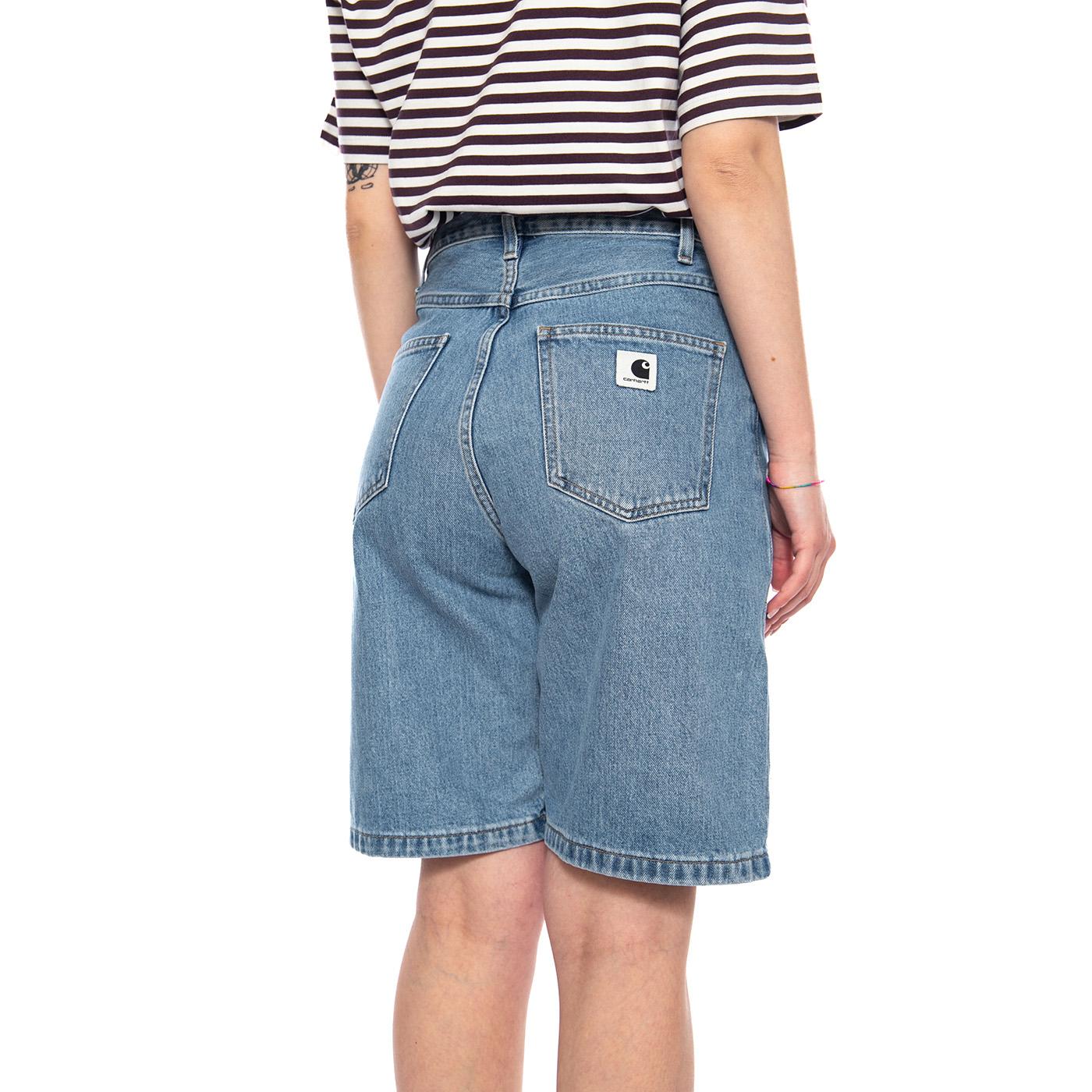 W' Brandon Short Blue - Pantaloncini Donna Blu I037021 0112 CARHARTT WIP 