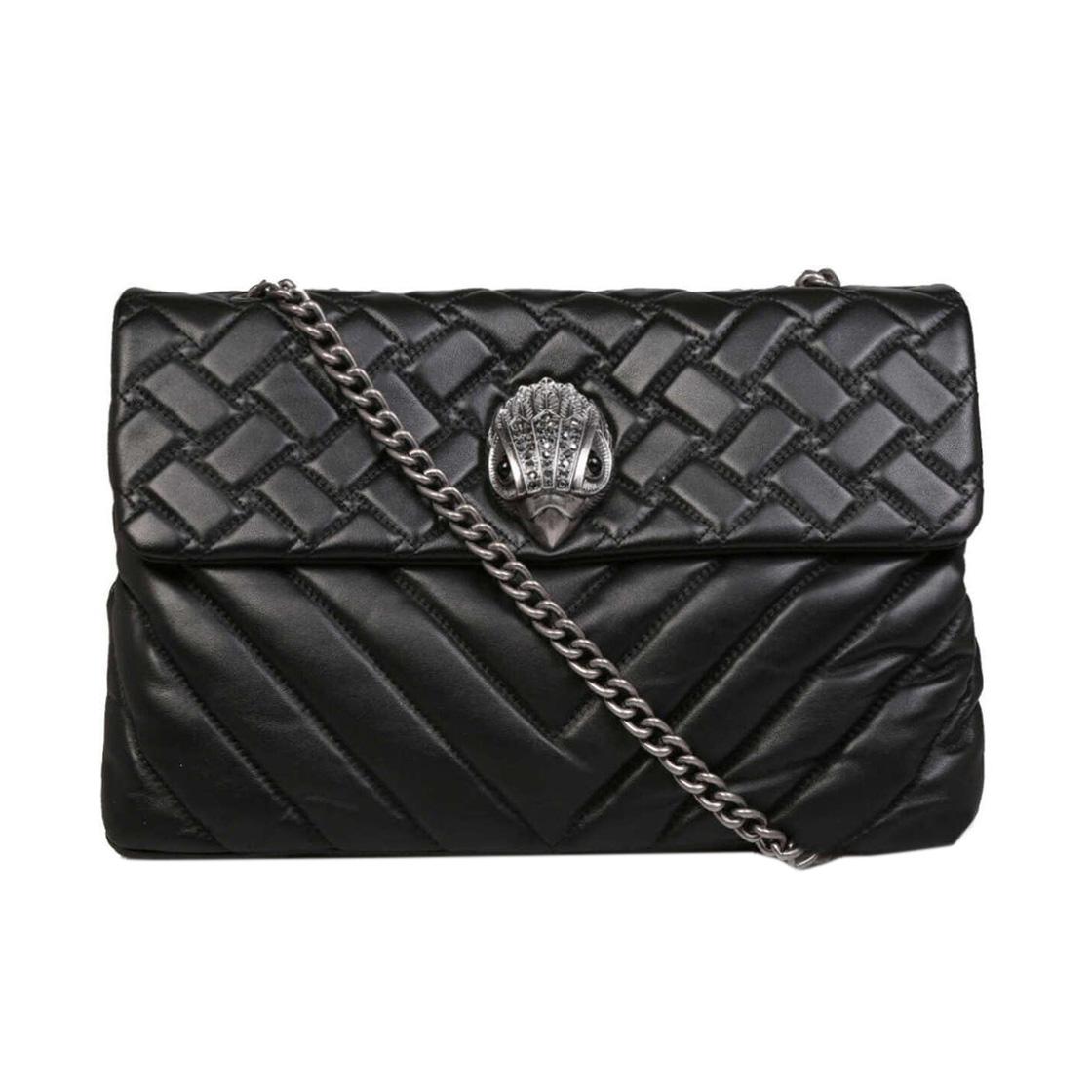Kensington XXL - Borsa a Tracolla in Pelle Nera KGA1100500109-00  KURT GEIGER 
