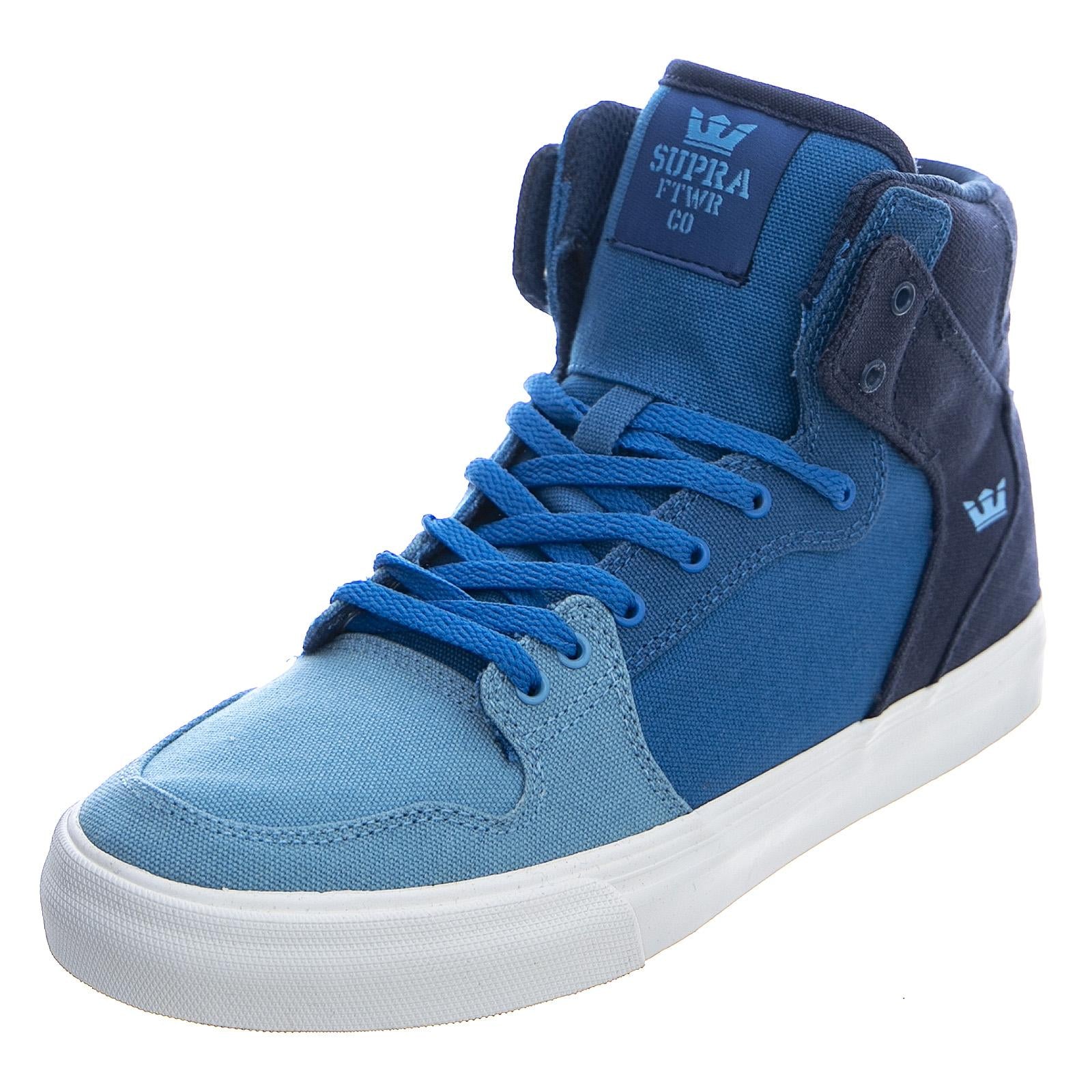 Kids Vaider Cornestone 430 Sneakers - Blue Gradient / White - Scarpe Profilo Alto Bambino Blu 58200-430-M-430  SUPRA 