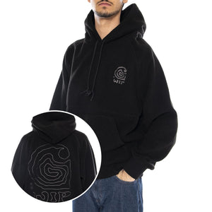 Hooded Helix Sweat Black / Porphyry - Felpa con Cappuccio Uomo Nera I035598.39SXX . CARHARTT WIP 