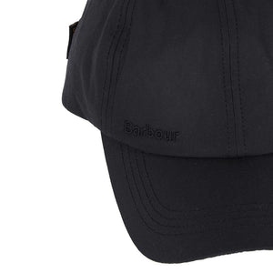 Wax Sports Cap Black Classic - Cappellino con Visiera Nero FW22-MHA0005-BK91  BARBOUR 