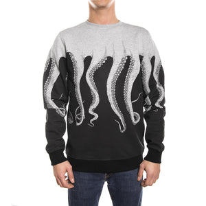 BLACK OCTOPUS CREWNECK ORIGINAL LIGHT GREYEsterno 76266_4  OCTOPUS 